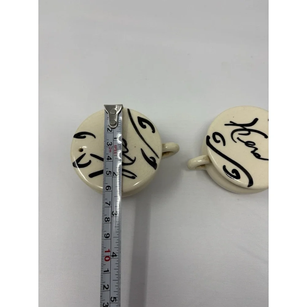 Vintage His and Hers‎ Antique Chamber Pot Salt and Pepper Shakers 1950's Set